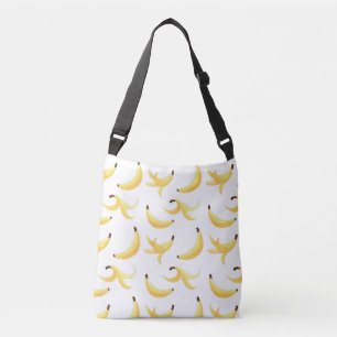 Funny Banana Pun Party pattern colourful - editabl Crossbody Bag