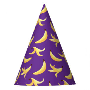 Funny Banana Pun Party pattern colourful - editabl Hat