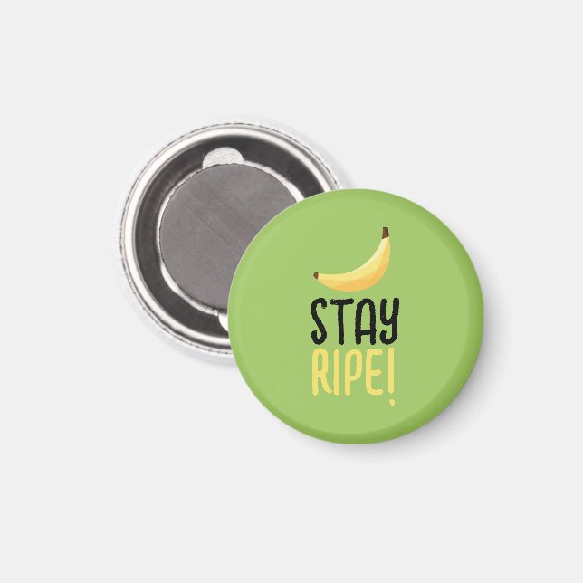 Funny Banana Pun Party pattern colourful - editabl Magnet (Front/Back)