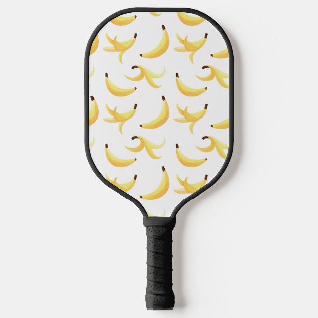 Funny Banana Pun Party pattern colourful - editabl Pickleball Paddle (Front)