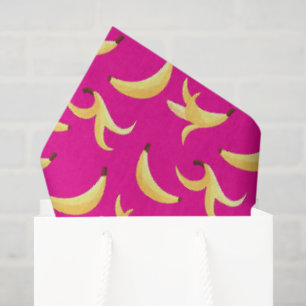 Funny Banana Pun Party pattern colourful - editabl Tissue Paper