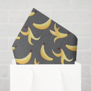 Funny Banana Pun Party pattern colourful - editabl Tissue Paper