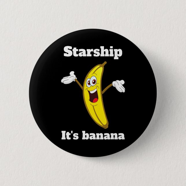 Funny Banana Quote2  6 Cm Round Badge (Front)