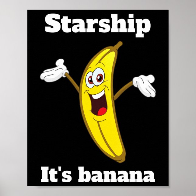 Funny Banana Quote2  Poster (Front)