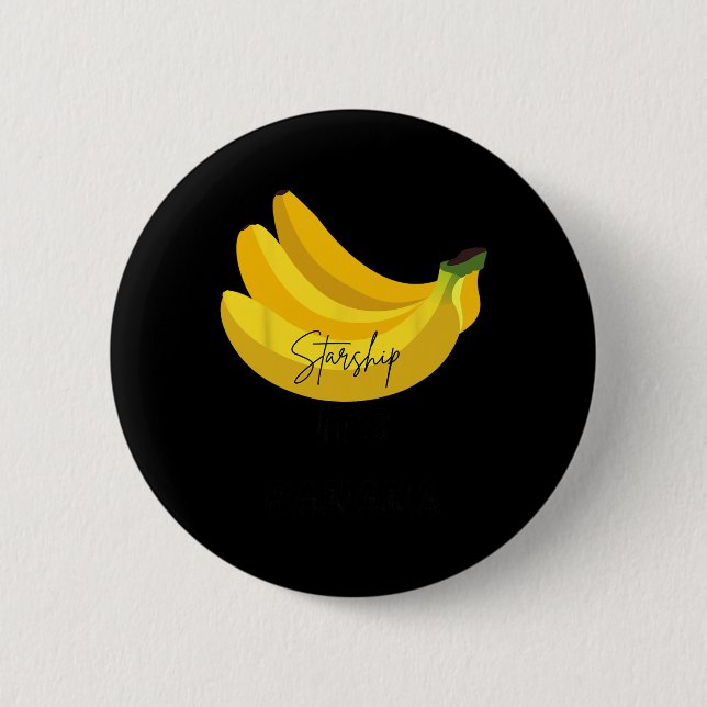 Funny Banana Quote  6 Cm Round Badge (Front)