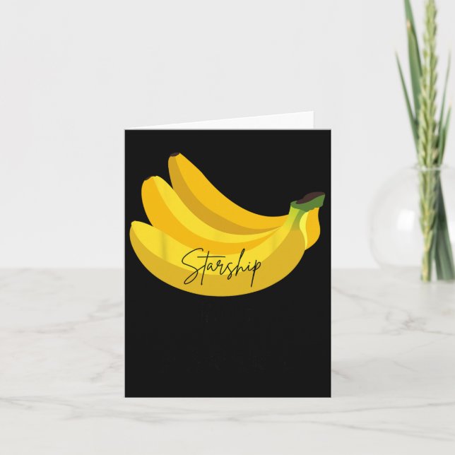 Funny Banana Quote  Card (Front)
