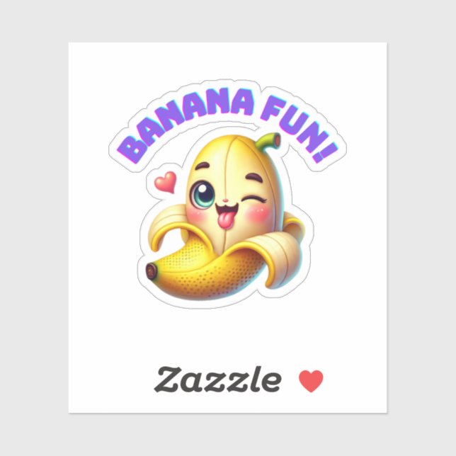 Funny Banana Winking Design for Fun and Playful Gi (Sheet)