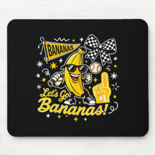 Funny Bananas Shirt Cute Banana Funny Banana Mouse Pad