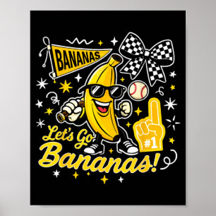 Funny Bananas Shirt Cute Banana Funny Banana Poster