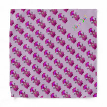 Funny Bandanna For Girls - Lila