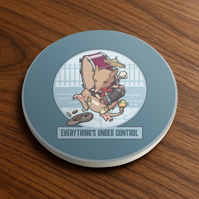 Funny Bandicoot Everything's Under Control Cartoon Coaster (Creator Uploaded)