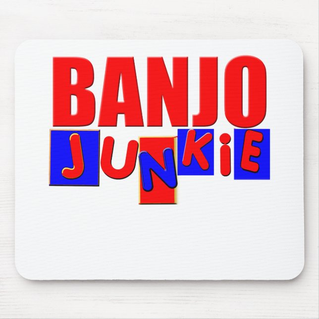 Funny Banjo Mouse Pad (Front)