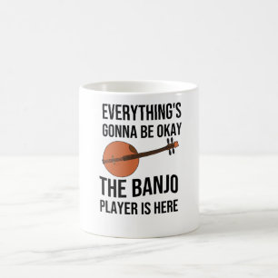 Funny Banjo Player Gifts   Bluegrass Lover Coffee Mug