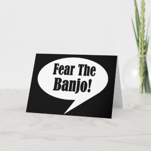 Funny Banjo Quote Card