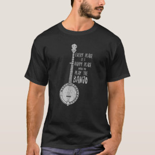 Funny Banjo Shirt - Folk Bluegrass Newgrass Rock