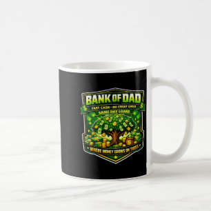 Funny Bank of Dad Fast Cash Credit Check Father Coffee Mug