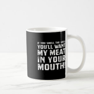 Funny Barbecue Bbq In Mouth Grilling Barbecuing Coffee Mug
