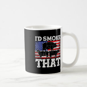 Funny Barbecue Id Smoke That Patriotic Grillmaster Coffee Mug