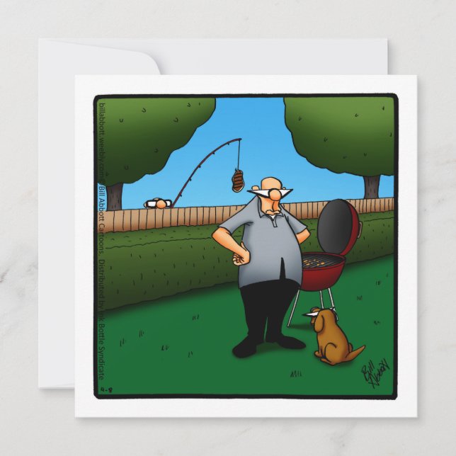 Funny  Barbecue Invitations Spectickles (Front)