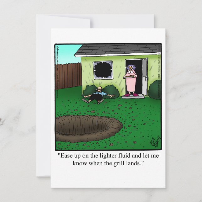 Funny Barbecue Party Invitation (Front)