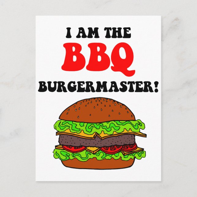 Funny barbecue postcard (Front)