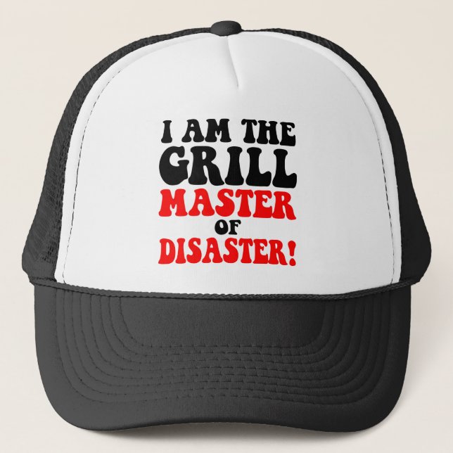 Funny barbecue trucker hat (Front)