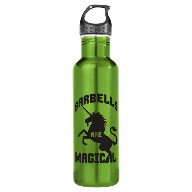 Funny Barbell Lifting Gym Humour 710 Ml Water Bottle (Front)