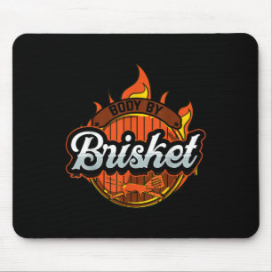 Funny Barbeque Bbq Body By Brisket Meat Smoking Ba Mouse Pad