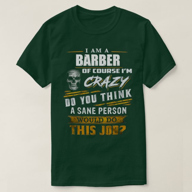 Funny Barber 1 T-Shirt (Design Front)
