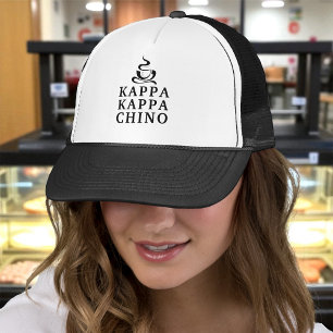 Funny Barista Kappa Kappa Chino Coffee Shop Trucker Hat