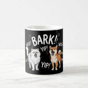 Funny Barking Dogs Coffee Mug