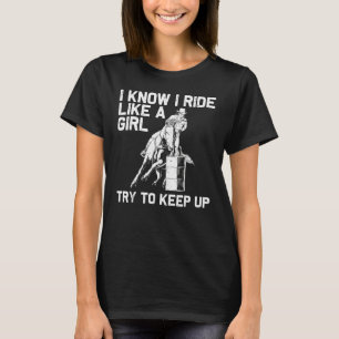 Funny Barrel Racing For Women Rodeo Horse R.Acer G T-Shirt