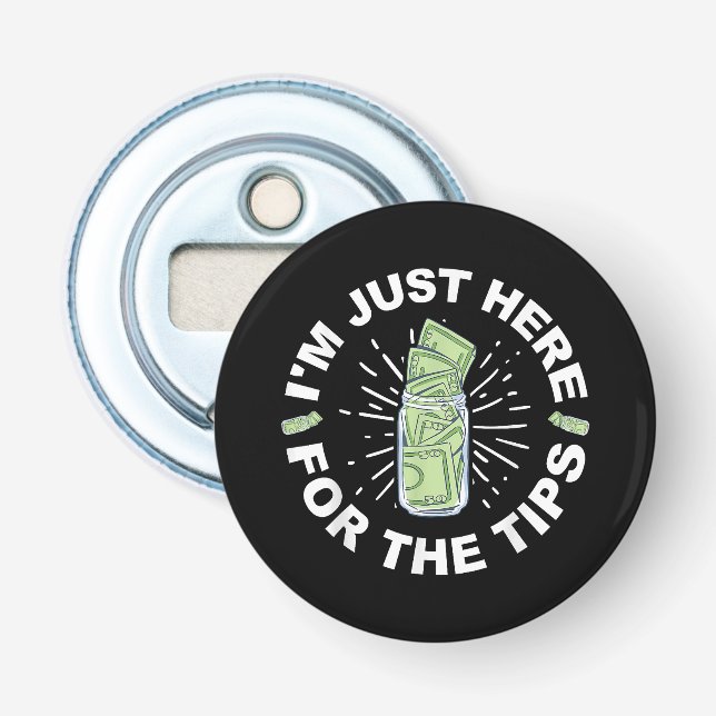 Funny Bartender Just  Bottle Opener (Front)