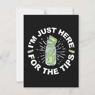 Funny Bartender Just Postcard
