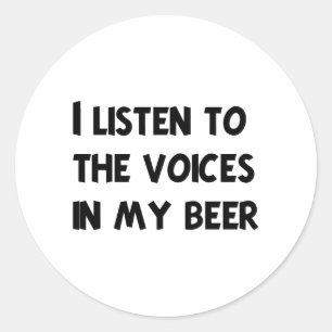 Funny Bartender T-shirts and Gifts Classic Round Sticker