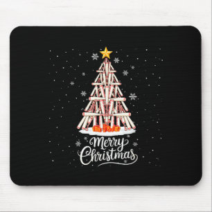 Funny Baseball Bats Christmas Tree Lights Xmas For Mouse Pad