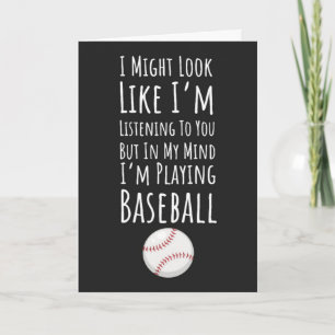 Funny Baseball Cards Sports Player Team Catcher 