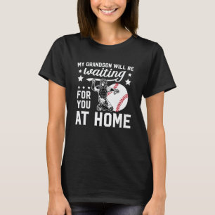 Funny Baseball Catcher Grandma Baseball Catcher Gr T-Shirt