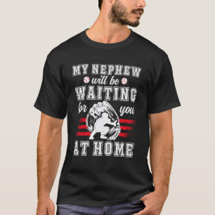 Funny Baseball Catcher Uncle Of A Baseball Catcher T-Shirt