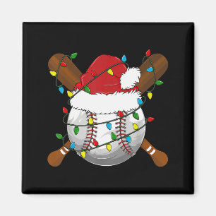 Funny Baseball Christmas Matching Family Pyjamas X Magnet
