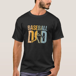 Funny Baseball Dad Vintage Player Sport Family T-Shirt