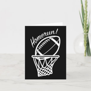 Funny Baseball Football Basketball Sports Novelty Card