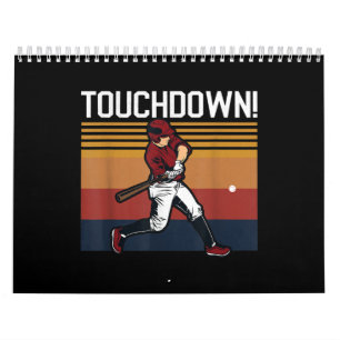 Funny Baseball Football Touchdown Sports Humour Calendar