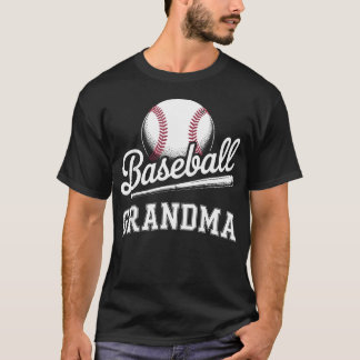 Funny Baseball Grandma Art For Grandma Nana T-Shirt