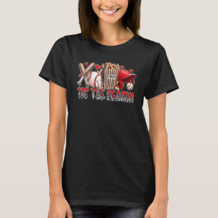 Funny Baseball Lover Tis The Season Baseball Mum G T-Shirt
