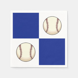 Funny Baseball Photo Template Napkin