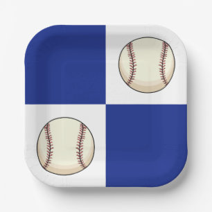 Funny Baseball Photo Template Paper Plate