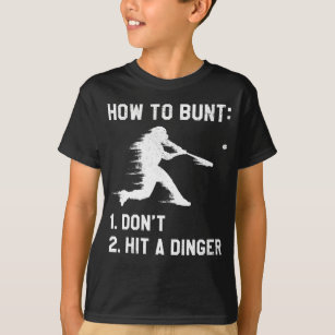 Funny Baseball Player Home Run Fun Humour T-Shirt