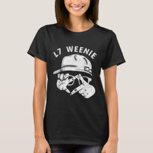 Funny Baseball Softball Season Apparel L7 Weenie T-Shirt
