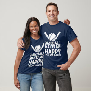 funny Baseball sports lovers word art T-Shirt